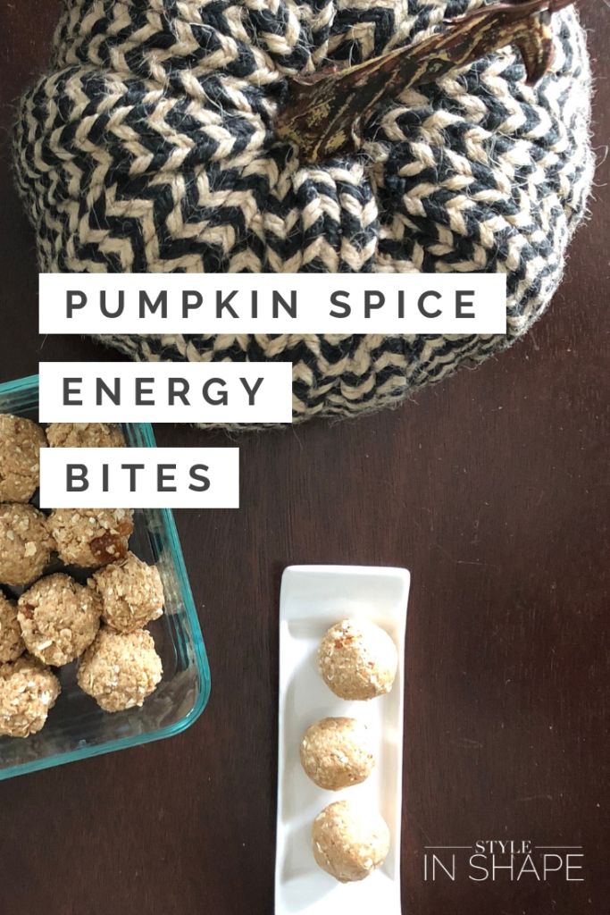 Style in Shape | Pumpkin Spice Energy Bites