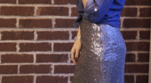 Sequined Skirt Two Ways | Style In Shape