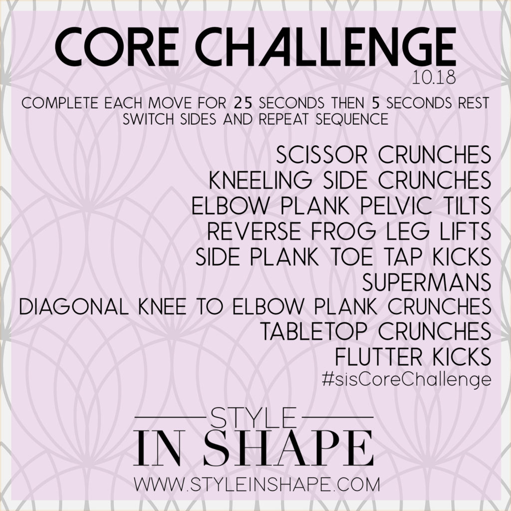Style in Shape | October Core Challenge
