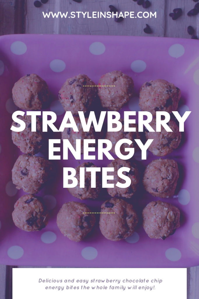 Strawberry Energy Bites