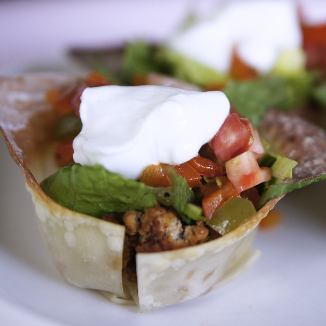 Healthy Taco Cups - STYLE IN SHAPE